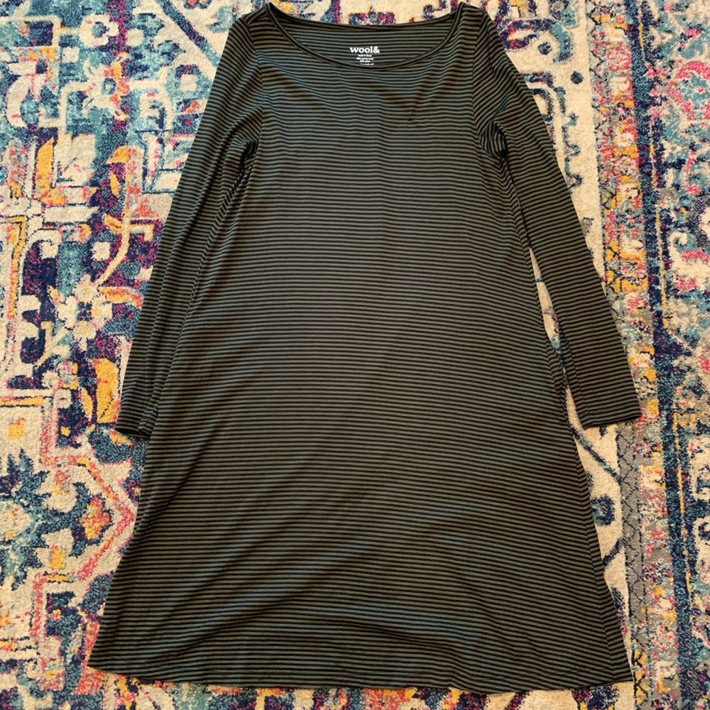 Wool& Olive Striped Rowena